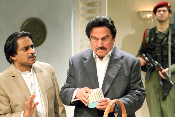 Photo Flash: First Look at DINNER WITH SADDAM at Menier Chocolate Factory Image