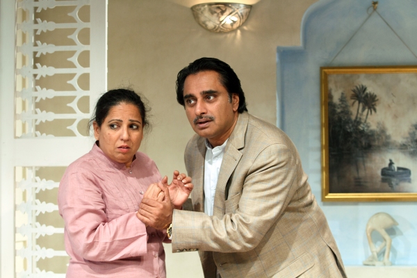 Photo Flash: First Look at DINNER WITH SADDAM at Menier Chocolate Factory Image