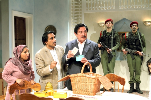 Photo Flash: First Look at DINNER WITH SADDAM at Menier Chocolate Factory Image