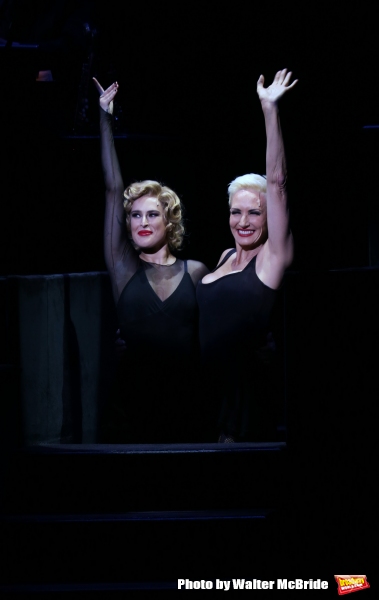 Amra-Faye Wright with Rumer Willis making her Broadway debut as Roxie Hart in ''Chica Photo