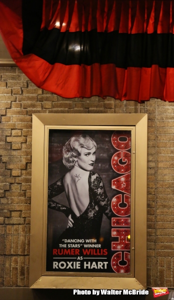 Theatre Marquee for Rumer Willis making her Broadway debut as Roxie Hart in ''Chicago Photo