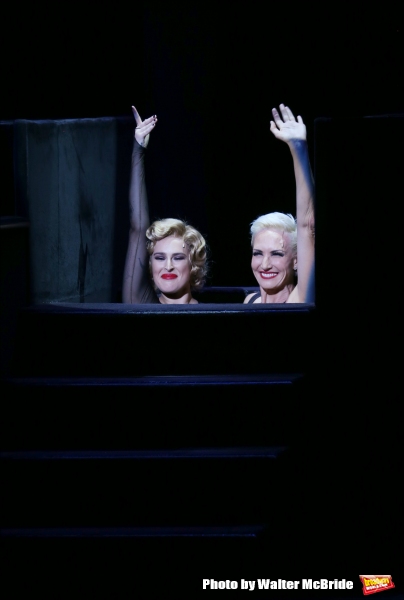 Amra-Faye Wright with Rumer Willis making her Broadway debut as Roxie Hart in ''Chica Photo
