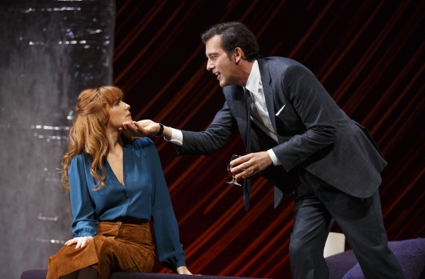 Photo Flash: First Look at Clive Owen, Eve Best & Kelly Reilly in OLD TIMES on Broadway Image