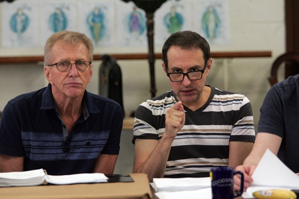 Photo Flash: First Read-Through of Goodspeed's IT'S A WONDERFUL LIFE - Duke Lafoon, Ed Dixon, Josh Franklin, Kirsten Scott and More! Image