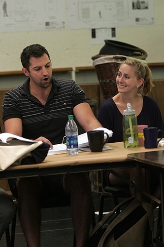 Photo Flash: First Read-Through of Goodspeed's IT'S A WONDERFUL LIFE - Duke Lafoon, Ed Dixon, Josh Franklin, Kirsten Scott and More! Image
