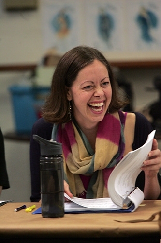 Photo Flash: First Read-Through of Goodspeed's IT'S A WONDERFUL LIFE - Duke Lafoon, Ed Dixon, Josh Franklin, Kirsten Scott and More! 