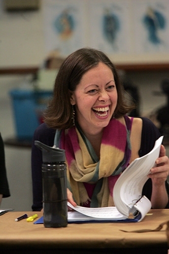 Photo Flash: First Read-Through of Goodspeed's IT'S A WONDERFUL LIFE - Duke Lafoon, Ed Dixon, Josh Franklin, Kirsten Scott and More! Image