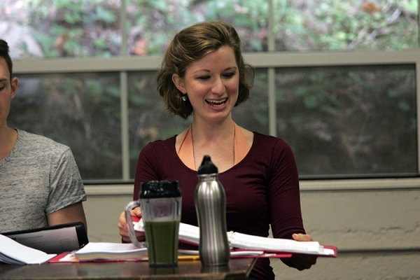 Photo Flash: First Read-Through of Goodspeed's IT'S A WONDERFUL LIFE - Duke Lafoon, Ed Dixon, Josh Franklin, Kirsten Scott and More! Image