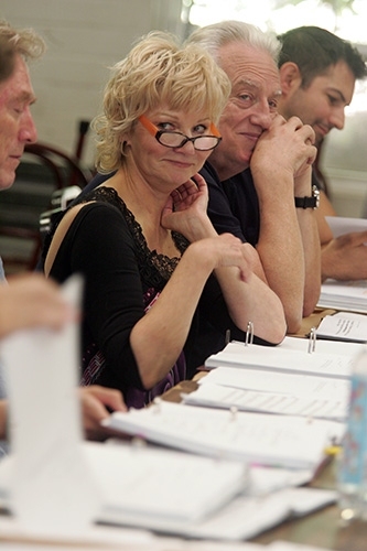 Photo Flash: First Read-Through of Goodspeed's IT'S A WONDERFUL LIFE - Duke Lafoon, Ed Dixon, Josh Franklin, Kirsten Scott and More! Image