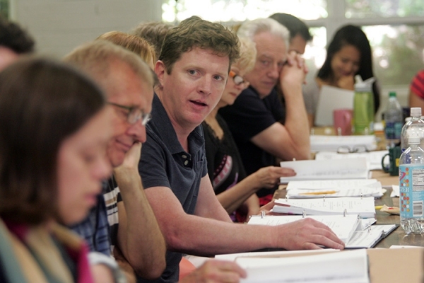 Photo Flash: First Read-Through of Goodspeed's IT'S A WONDERFUL LIFE - Duke Lafoon, Ed Dixon, Josh Franklin, Kirsten Scott and More! 