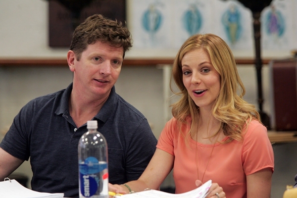 Photo Flash: First Read-Through of Goodspeed's IT'S A WONDERFUL LIFE - Duke Lafoon, Ed Dixon, Josh Franklin, Kirsten Scott and More! Image