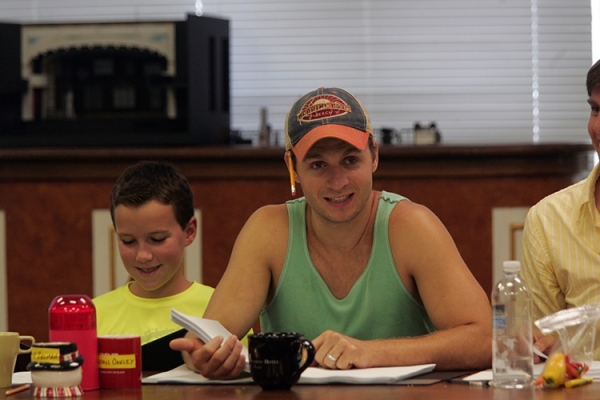 Photo Flash: First Read-Through of Goodspeed's IT'S A WONDERFUL LIFE - Duke Lafoon, Ed Dixon, Josh Franklin, Kirsten Scott and More! Image