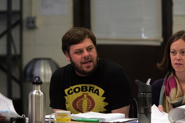 Photo Flash: First Read-Through of Goodspeed's IT'S A WONDERFUL LIFE - Duke Lafoon, Ed Dixon, Josh Franklin, Kirsten Scott and More! Image
