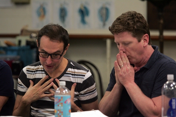 Photo Flash: First Read-Through of Goodspeed's IT'S A WONDERFUL LIFE - Duke Lafoon, Ed Dixon, Josh Franklin, Kirsten Scott and More! Image