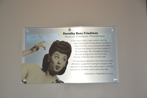 Photo Coverage: Actors Fund Dedicates The Dorothy Ross Friedman Residence 
