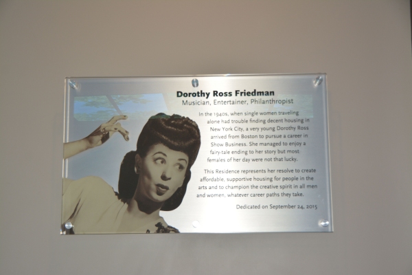 Photo Coverage: Actors Fund Dedicates The Dorothy Ross Friedman Residence Image