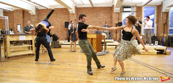 Photo Coverage: Paper Mill Playhouse's THE BANDSTAND Cast Gives Performance Sneak Peek! Image