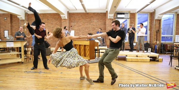 Photo Coverage: Paper Mill Playhouse's THE BANDSTAND Cast Gives Performance Sneak Peek! Image