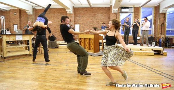 Photo Coverage: Paper Mill Playhouse's THE BANDSTAND Cast Gives Performance Sneak Peek! Image