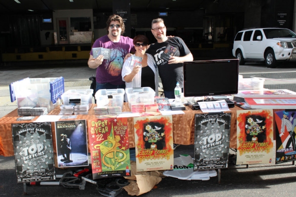 Photo Coverage: The Money Kept Rollin' in at the BC/EFA Flea Merchandise Tables! Image
