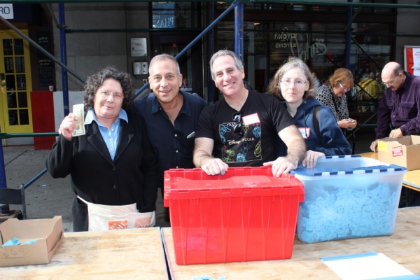 Photo Coverage: The Money Kept Rollin' in at the BC/EFA Flea Merchandise Tables! Image