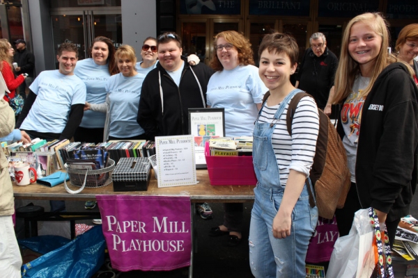 Photo Coverage: The Money Kept Rollin' in at the BC/EFA Flea Merchandise Tables! Image