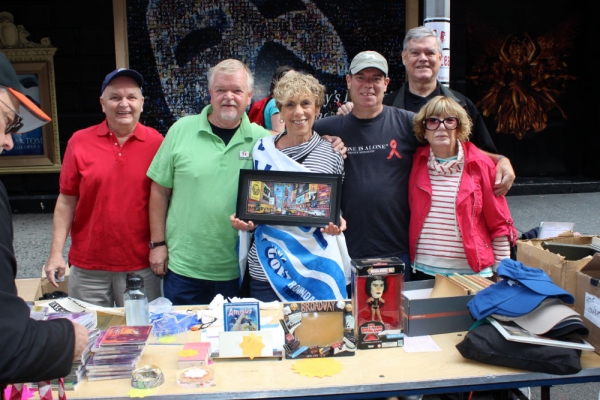 Photo Coverage: The Money Kept Rollin' in at the BC/EFA Flea Merchandise Tables! Image