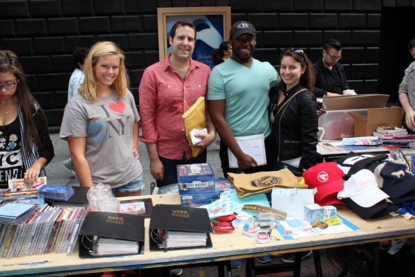 Photo Coverage: The Money Kept Rollin' in at the BC/EFA Flea Merchandise Tables! Image