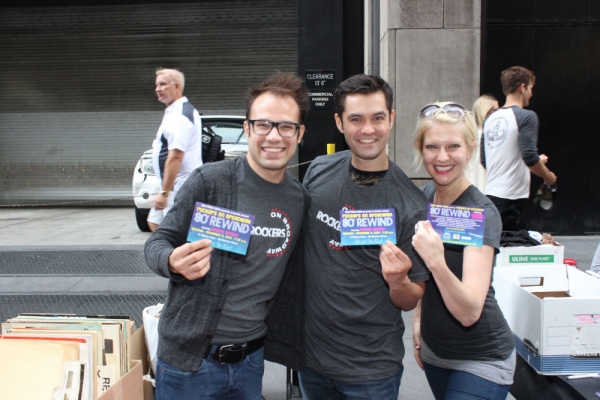 Photo Coverage: The Money Kept Rollin' in at the BC/EFA Flea Merchandise Tables! Image