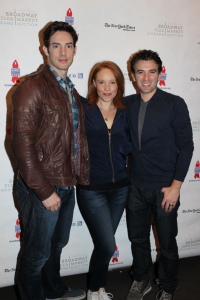 Scott J. Campbell, Jessica Keenan Wynn and Jarrod Spector at 