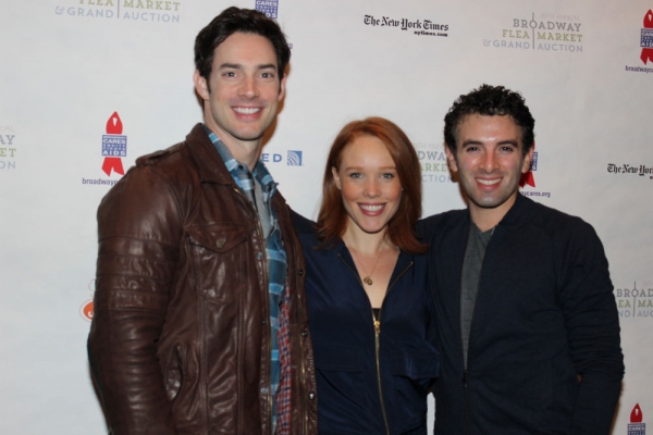 Scott J. Campbell, Jessica Keenan Wynn and Jarrod Spector Photo