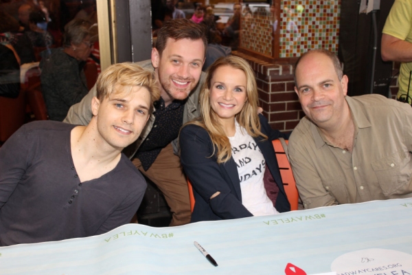 Andy Mientus, Michael Arden, Kate Reinders and Brad Oscar Photo
