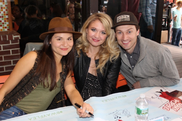 Phillipa Soo, Scarlett Strallen and Bryce Pinkham Photo