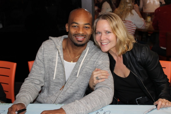 Brandon Victor Dixon and Rebecca Luker Photo