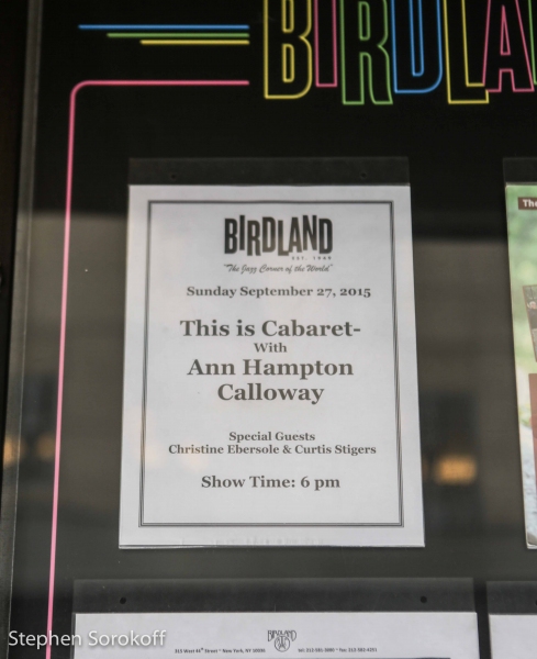 Photo Coverage: Birdland Hosts Ann Hampton Callaway's THIS IS CABARET with Guest Christine Ebersole Image