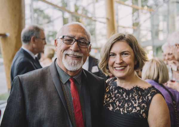 Director Jose Luis Valenzuela and Playwright Karen Zacarias Photo