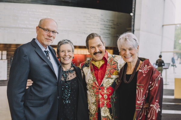 Edgar Dobie, Susan Clampitt, Jose Ucles and Elizabeth Neblett  Photo