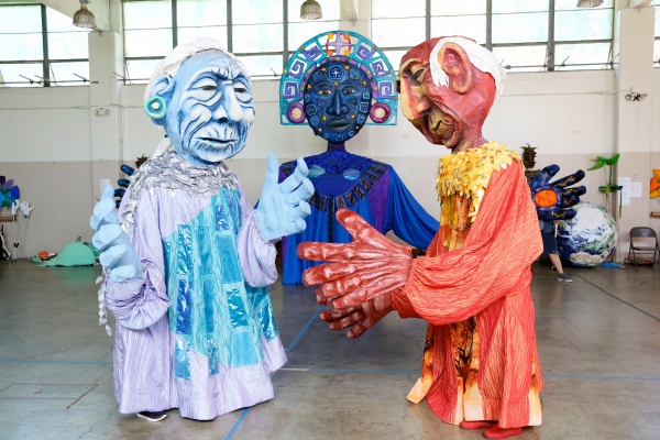 Photo Flash: In Rehearsal for El Teatro Campesino's POPOL VUH: HEART OF HEAVEN at Grand Park Image