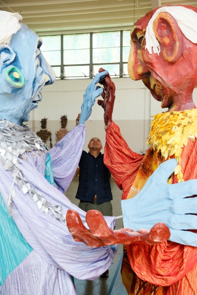 Photo Flash: In Rehearsal for El Teatro Campesino's POPOL VUH: HEART OF HEAVEN at Grand Park Image