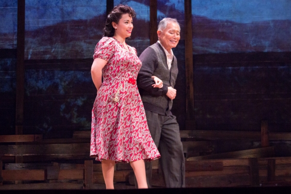 Photo Coverage: ALLEGIANCE Company Gives a Sneak Peek from the Longacre Theatre!  Image