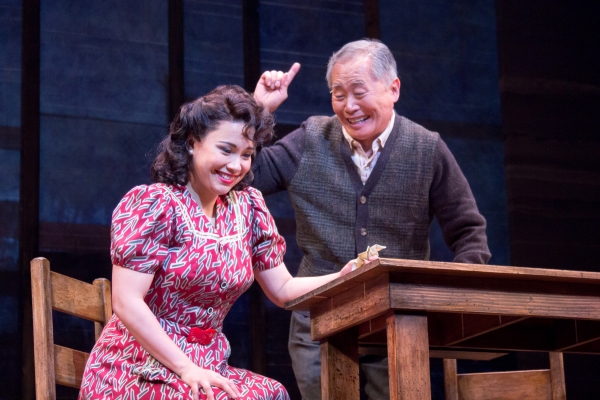 Photo Coverage: ALLEGIANCE Company Gives a Sneak Peek from the Longacre Theatre!  Image