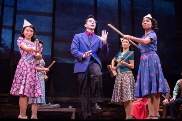 Photo Coverage: ALLEGIANCE Company Gives a Sneak Peek from the Longacre Theatre!  Image