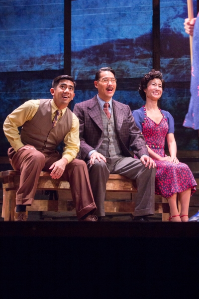 Photo Coverage: ALLEGIANCE Company Gives a Sneak Peek from the Longacre Theatre!  Image