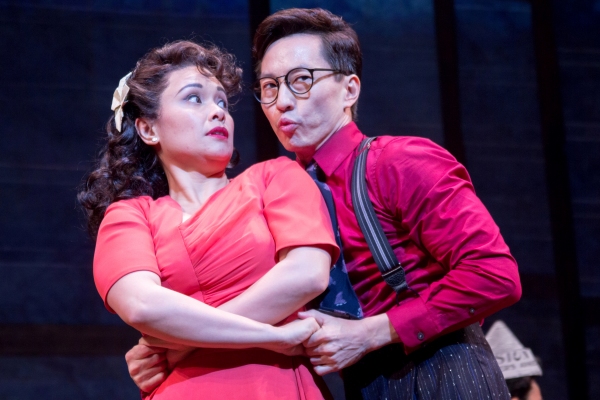 Photo Coverage: ALLEGIANCE Company Gives a Sneak Peek from the Longacre Theatre!  Image