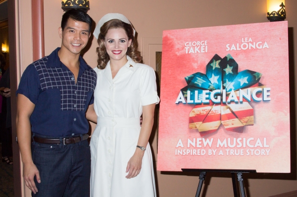 Photo Coverage: ALLEGIANCE Company Gives a Sneak Peek from the Longacre Theatre!  Image