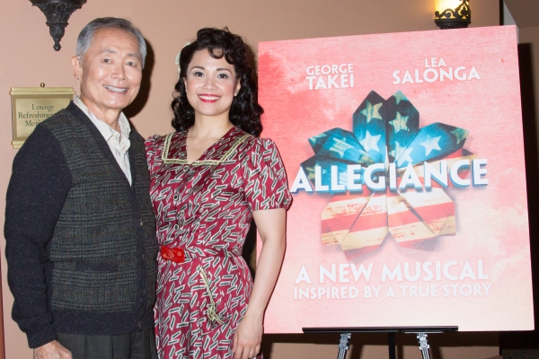 Photo Coverage: ALLEGIANCE Company Gives a Sneak Peek from the Longacre Theatre!  Image