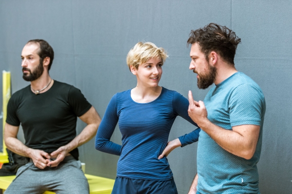 Photo Flash: In Rehearsal with Bertie Carvel & Cast of The Old Vic's THE HAIRY APE  Image