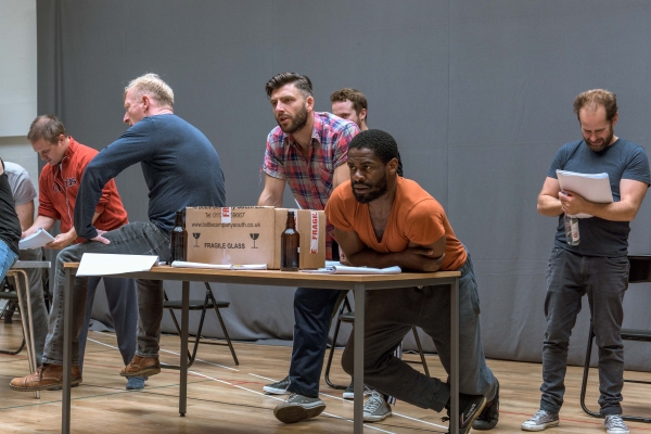 Photo Flash: In Rehearsal with Bertie Carvel & Cast of The Old Vic's THE HAIRY APE 