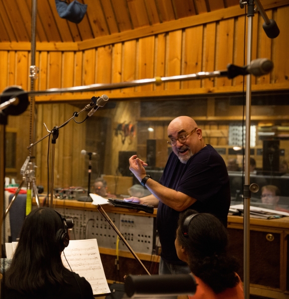 Photo Flash: Inside the Recording Studio with the Cast of THE HUNCHBACK OF NOTRE DAME! Image