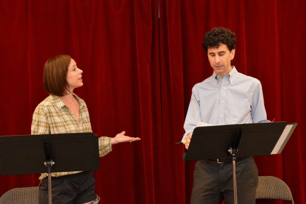 Photo Coverage: Inside DANCING LESSONS Reading with John Cariani and Paige Davis! Image